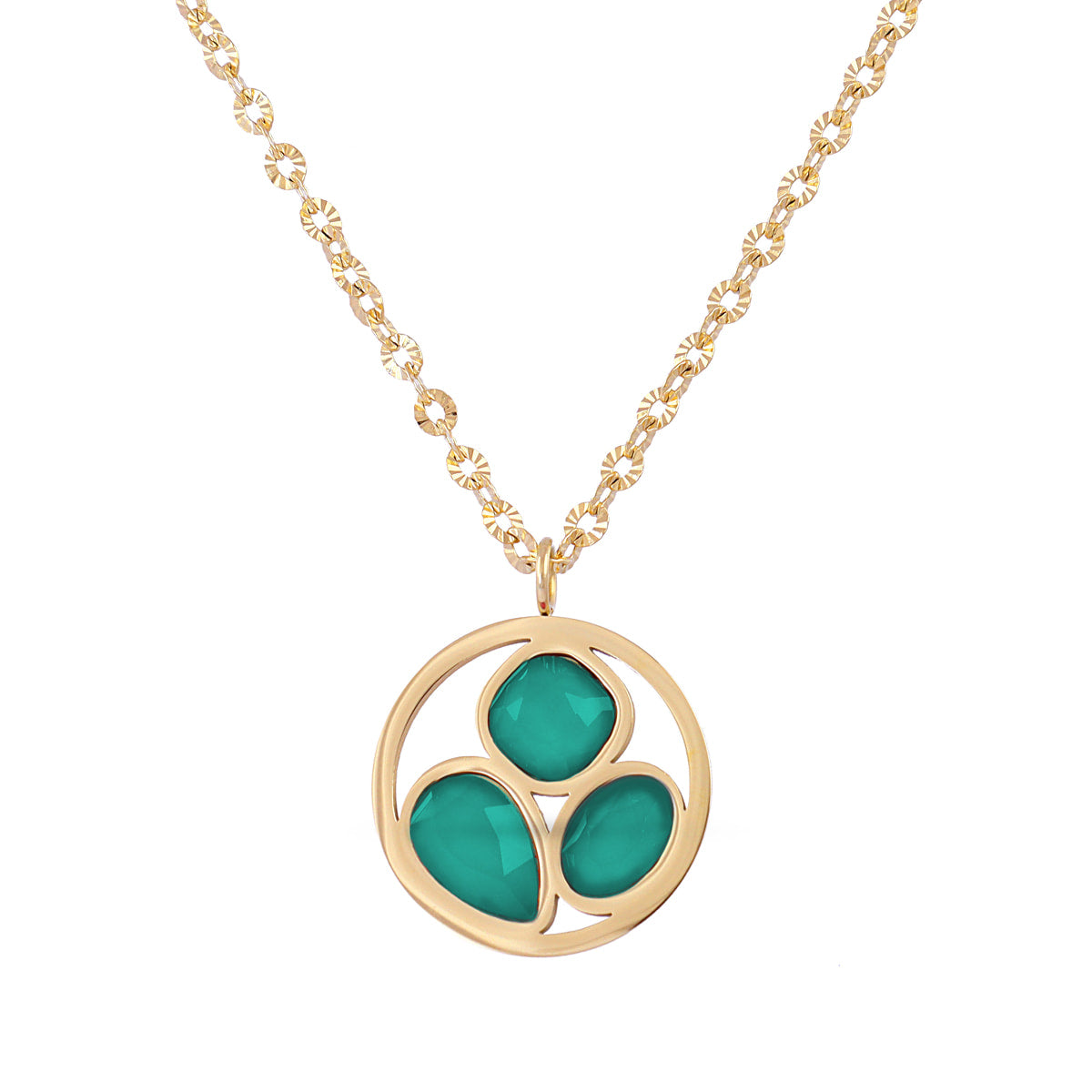 Collar Drops Drizzle Verde Anartxy