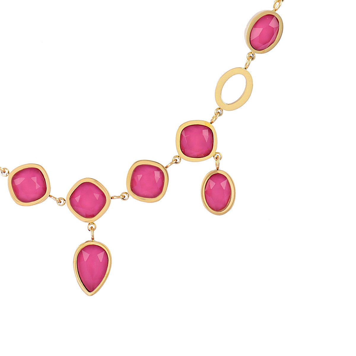 Collar Drops Orchid Rosa Anartxy