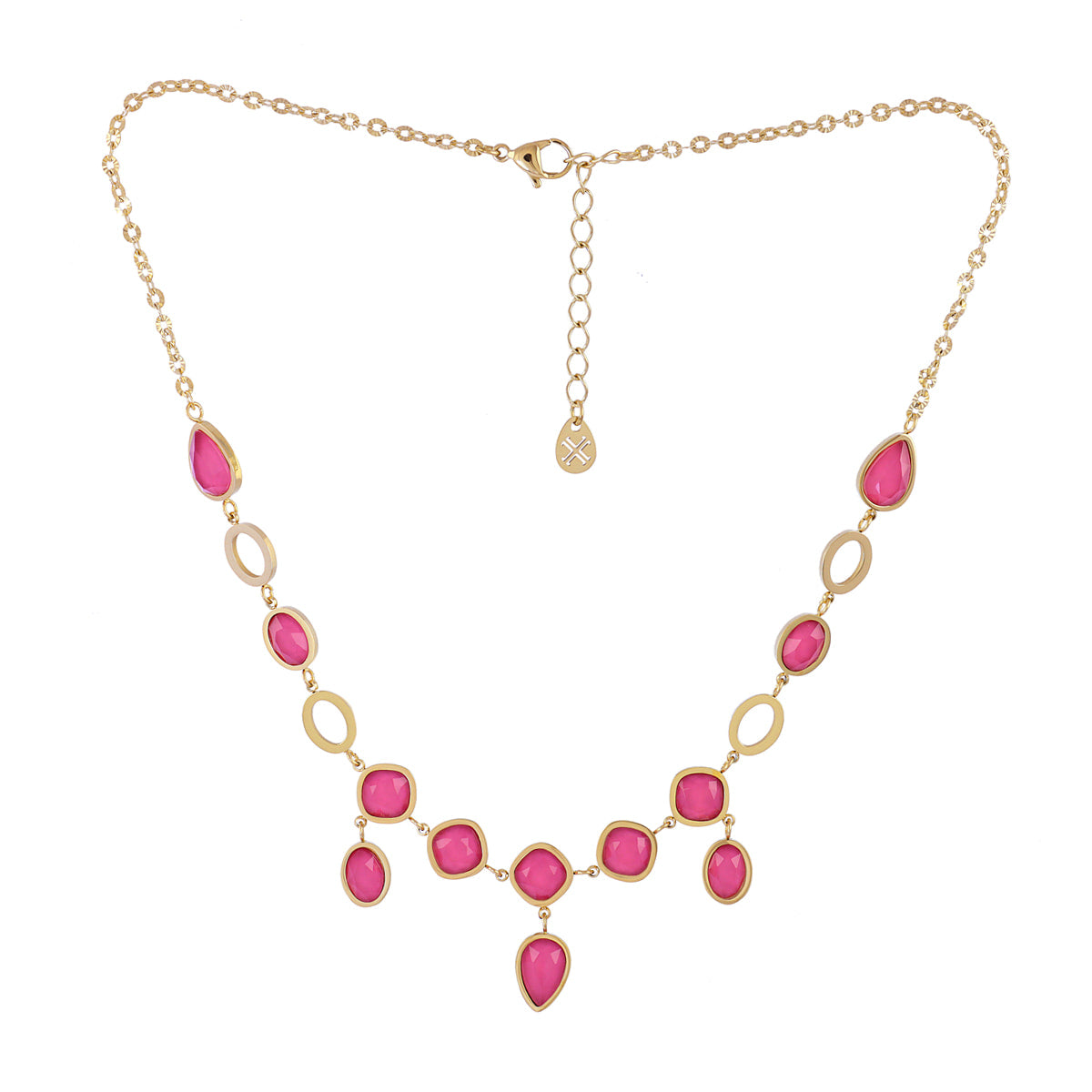 Collar Drops Orchid Rosa Anartxy
