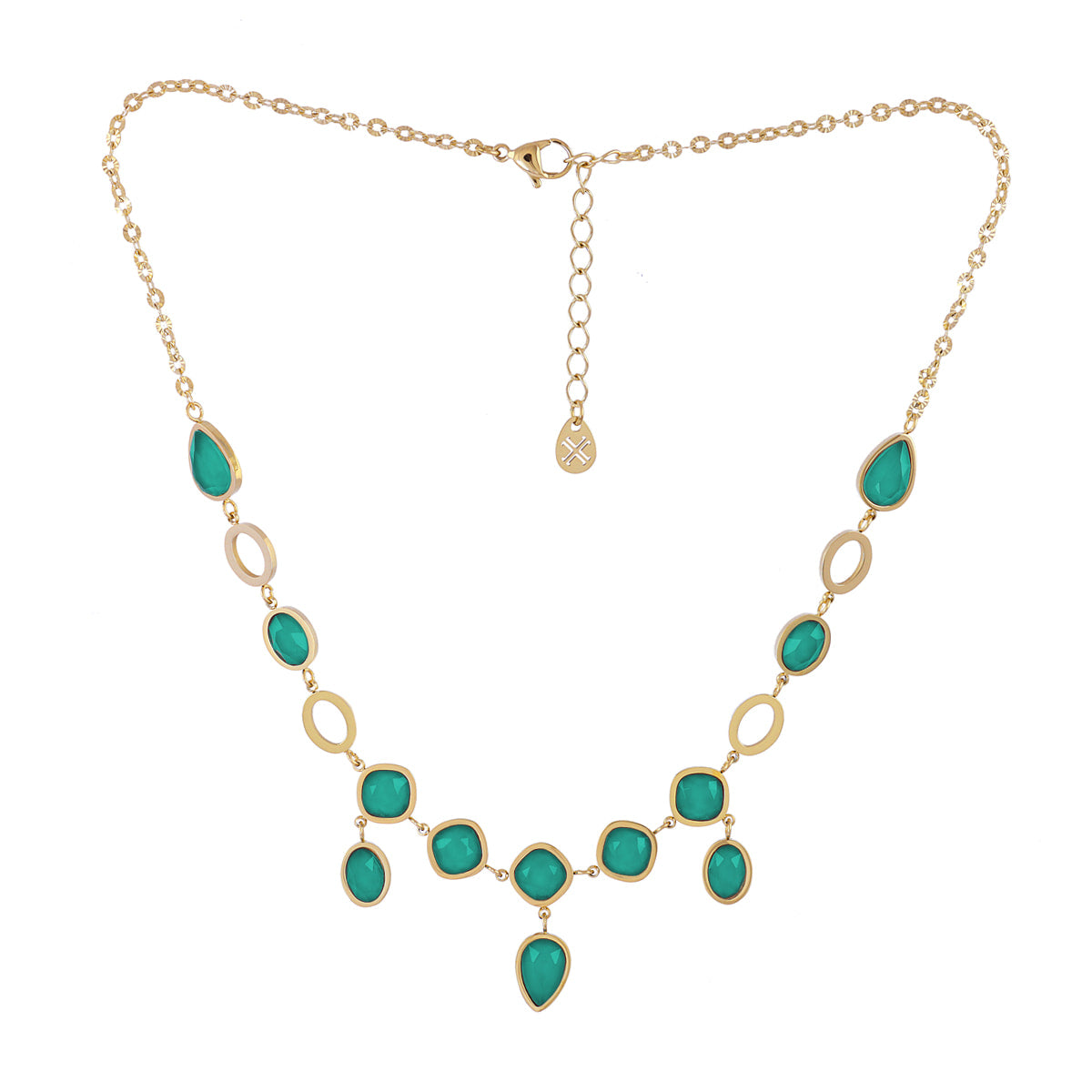 Collar Drops Orchid Verde Anartxy