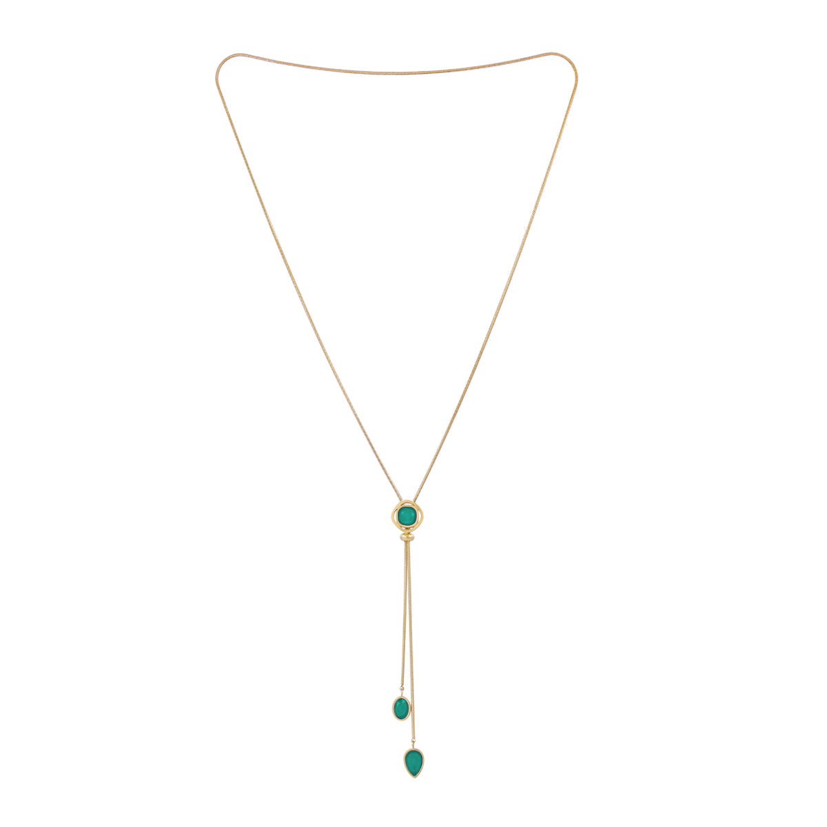Collar Drops Petal Verde Anartxy