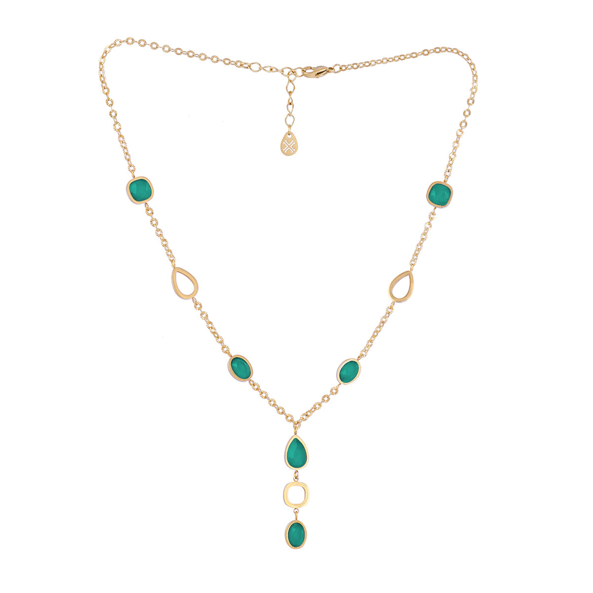 Collar Drops Zinnia Verde Anartxy