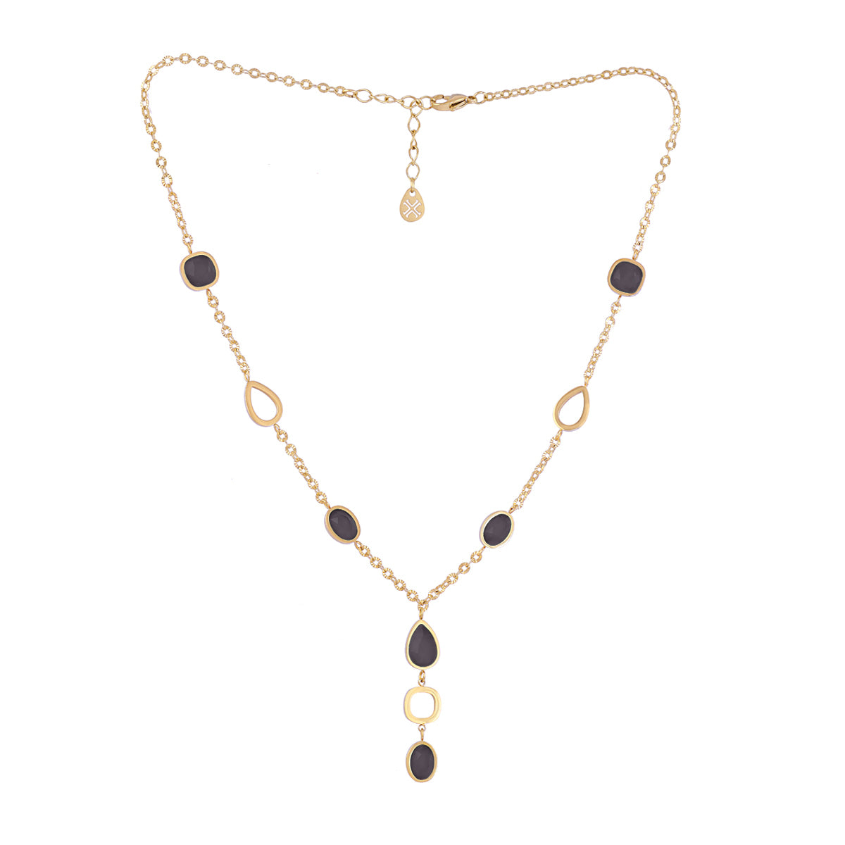 Collar Drops Zinnia Negro Anartxy