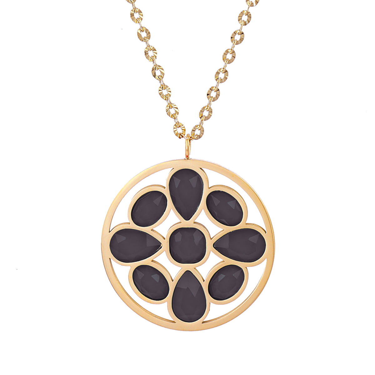 Collar Drops Lush Negro Anartxy