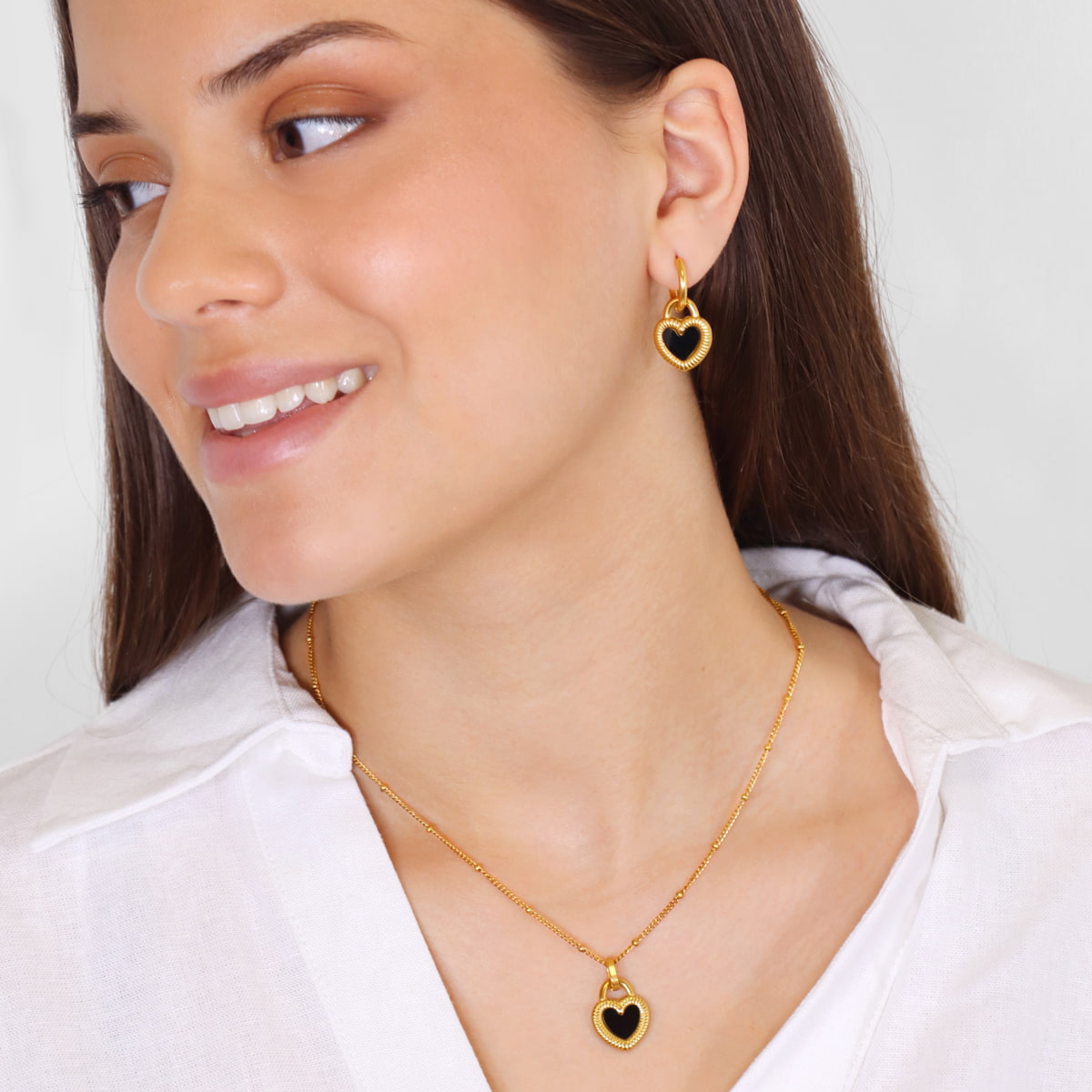 Collar Essentials Heart Dorado Anartxy