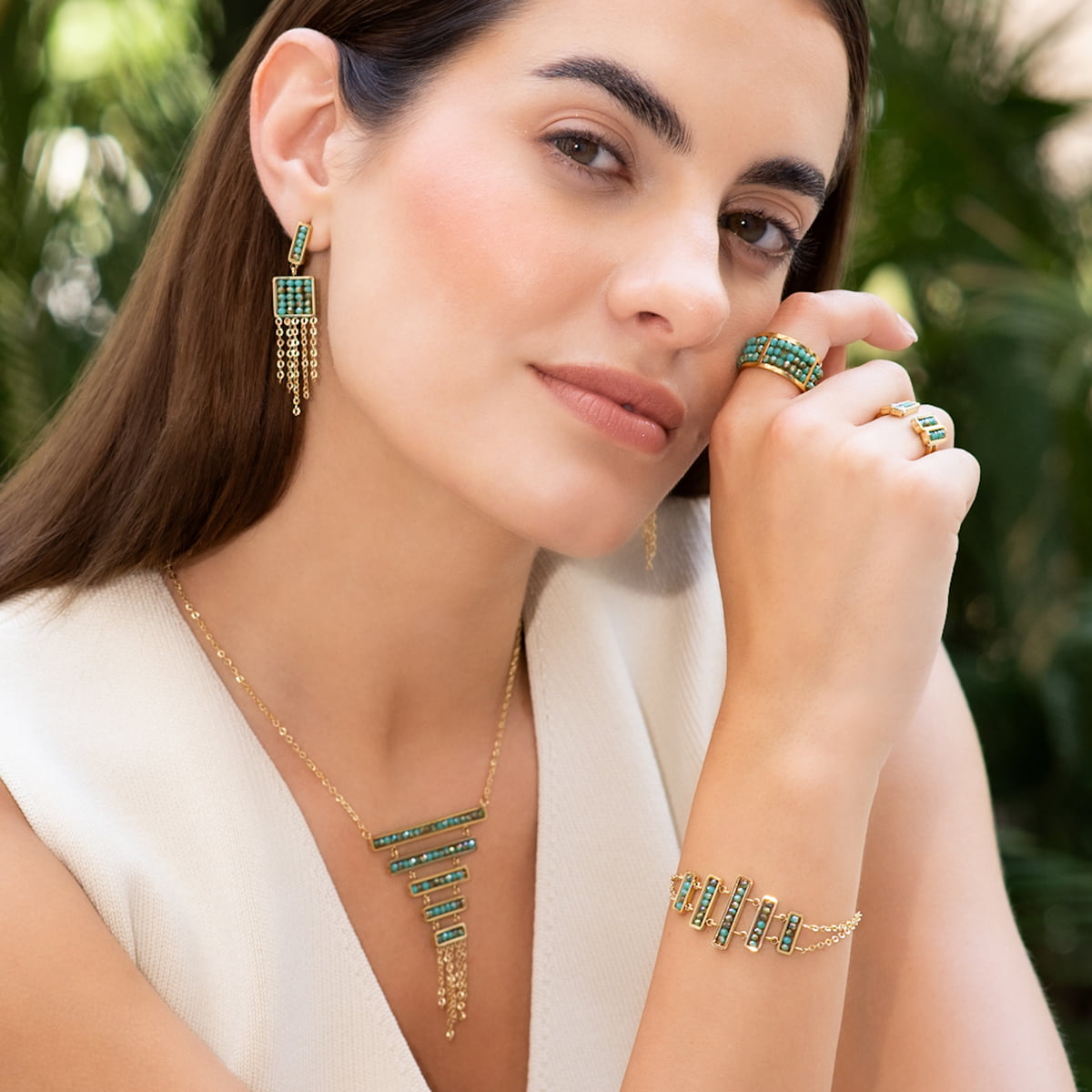 Collar Levity Glimmer Turquesa Anartxy