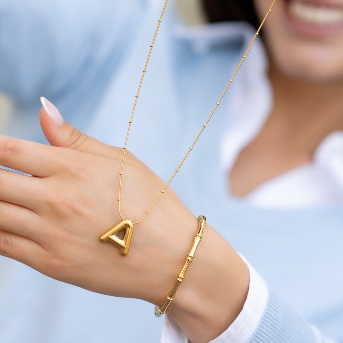 Collar Essentials Inicial A Anartxy