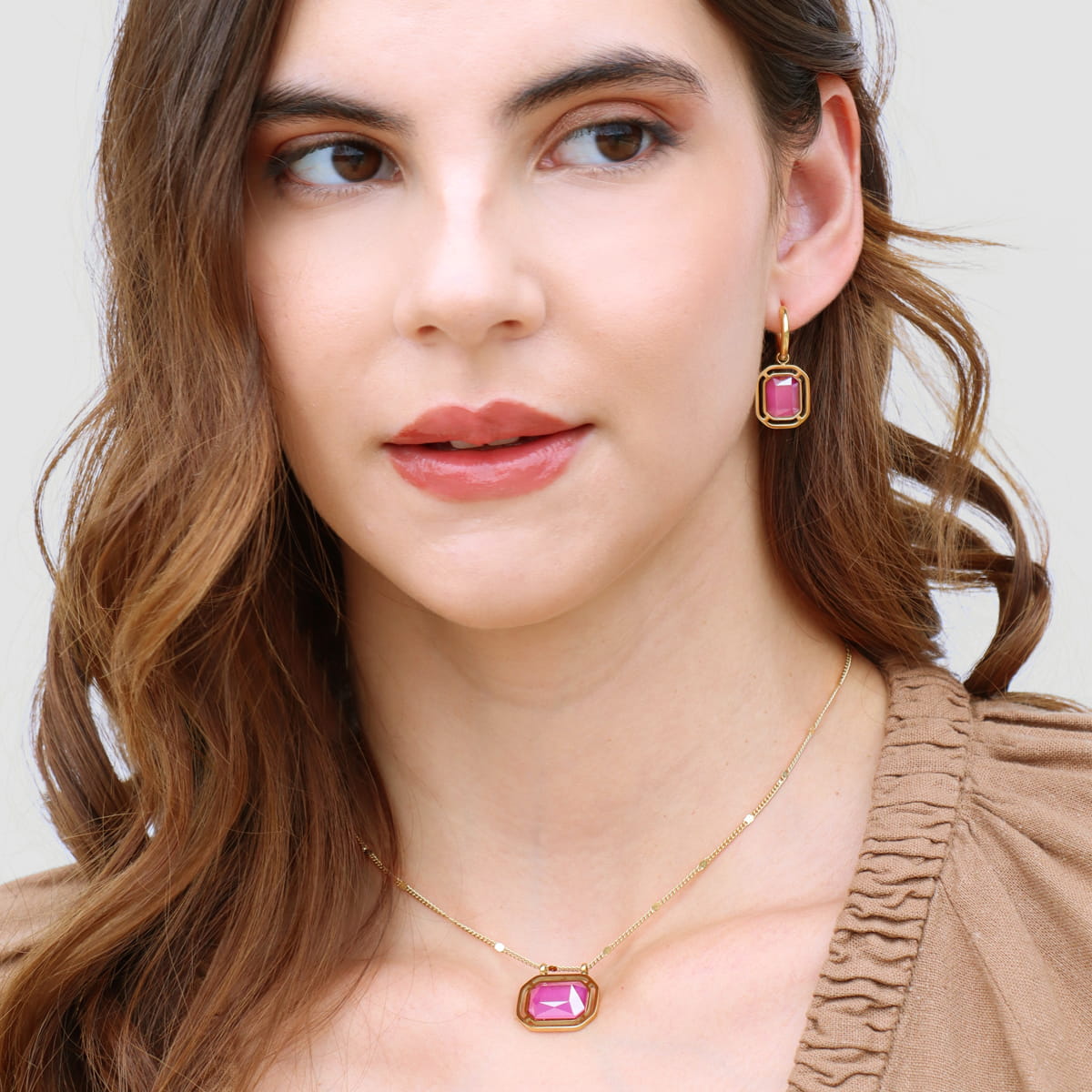 Collar Pixels Flarelle Rosa Anartxy