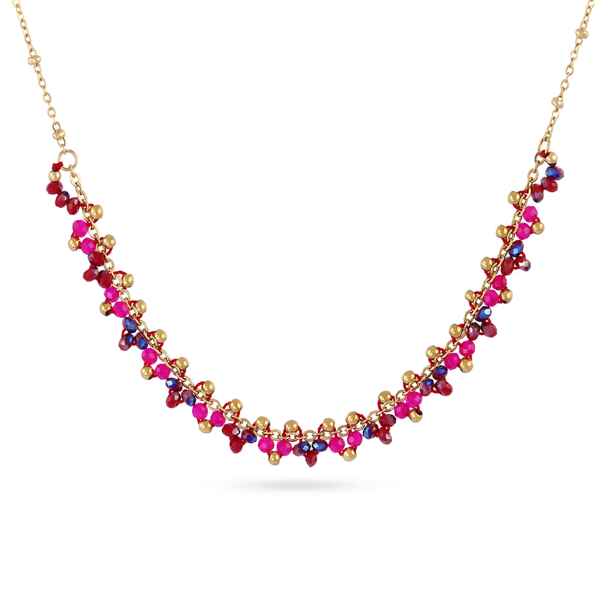 Collar Spirit Beadly Rojo Anartxy