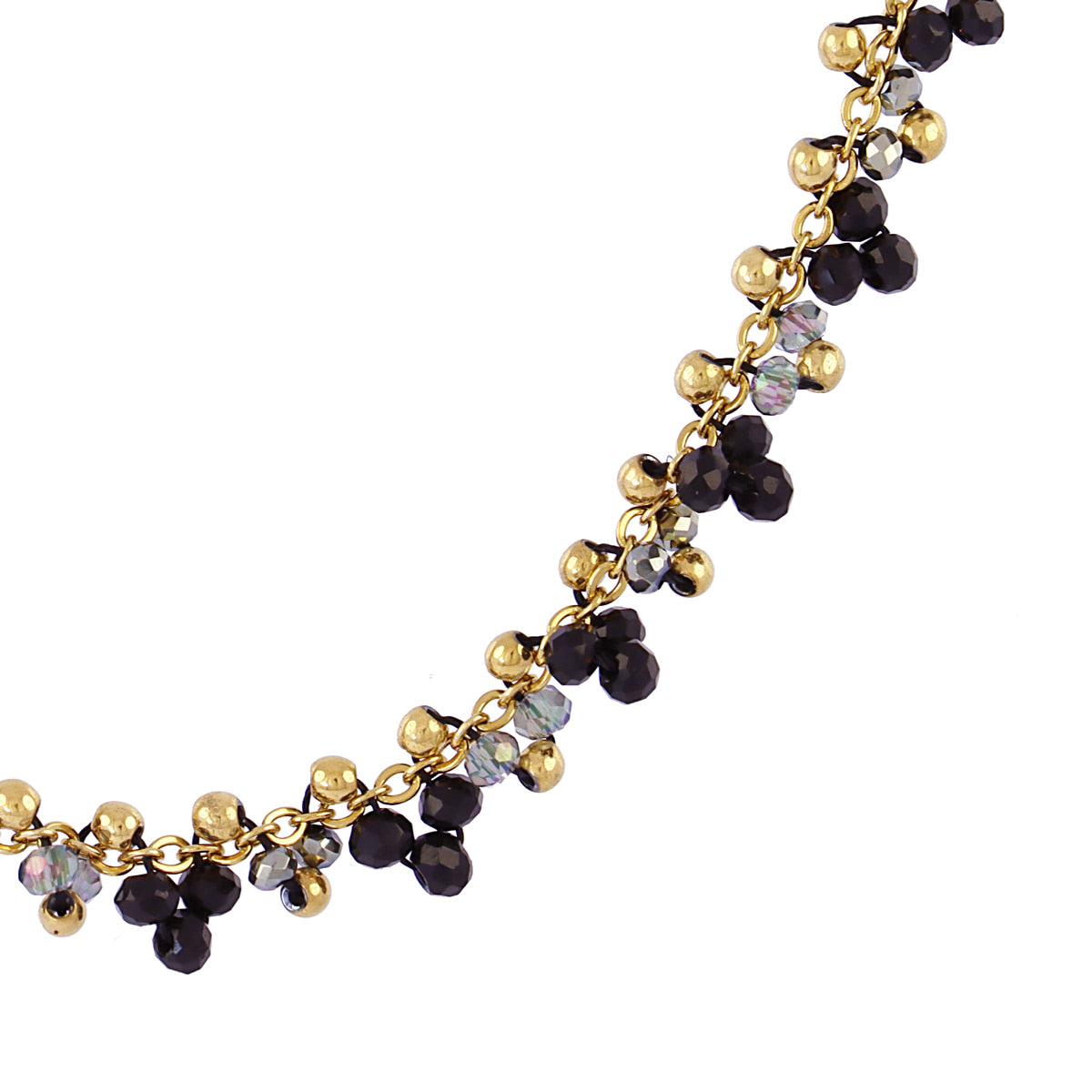 Collar Spirit Beadly Negro Anartxy