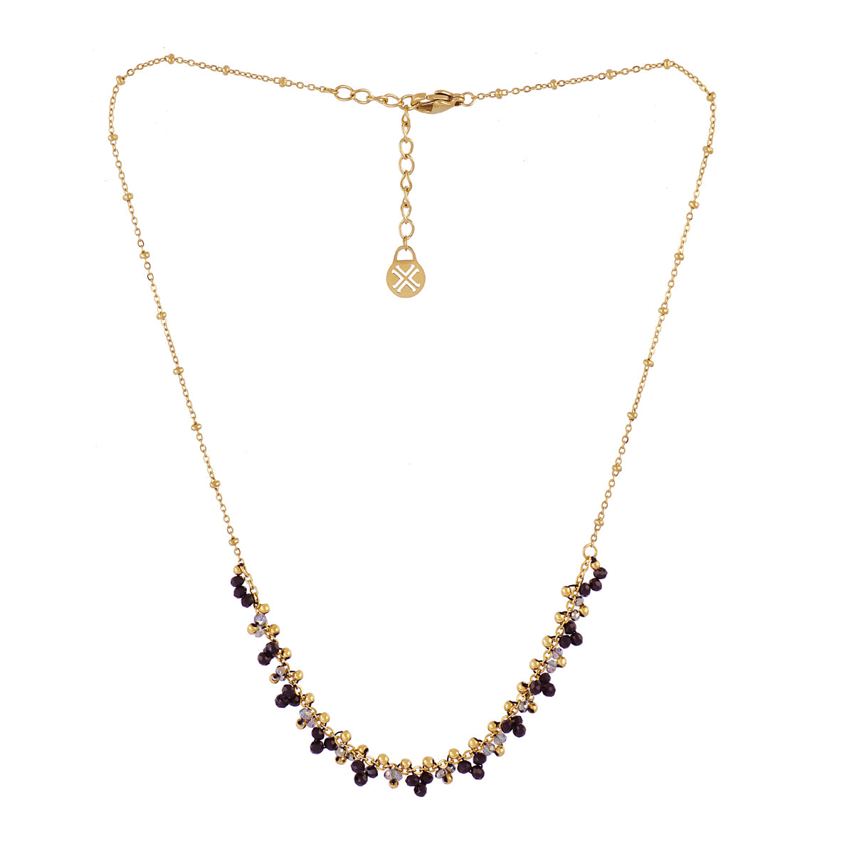 Collar Spirit Beadly Negro Anartxy