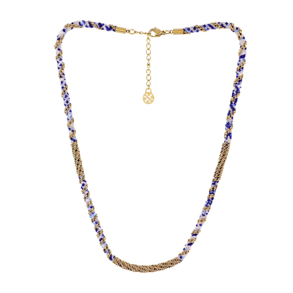 Collar Spirit Bogolan Azul Anartxy