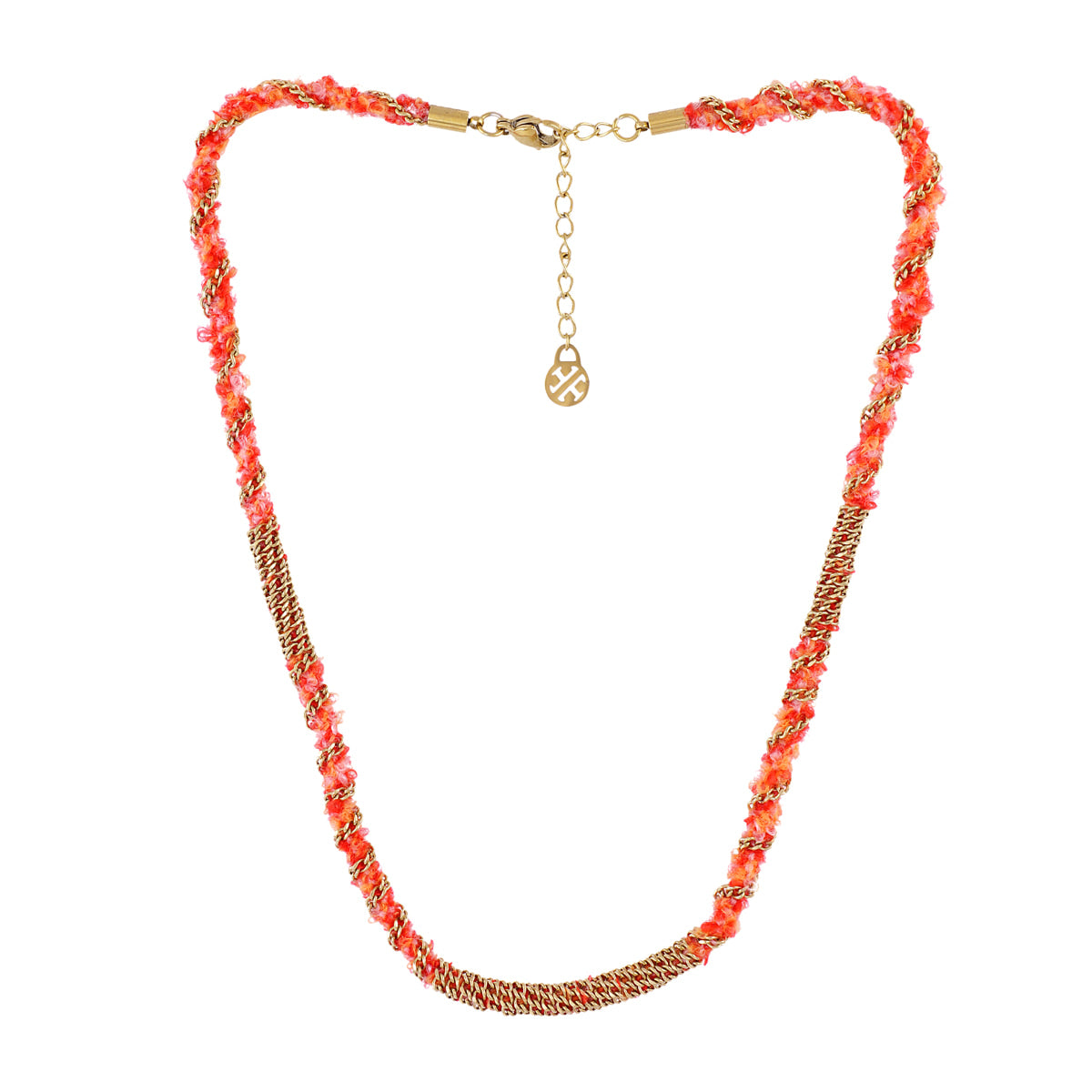 Collar Spirit Bogolan Naranja Anartxy