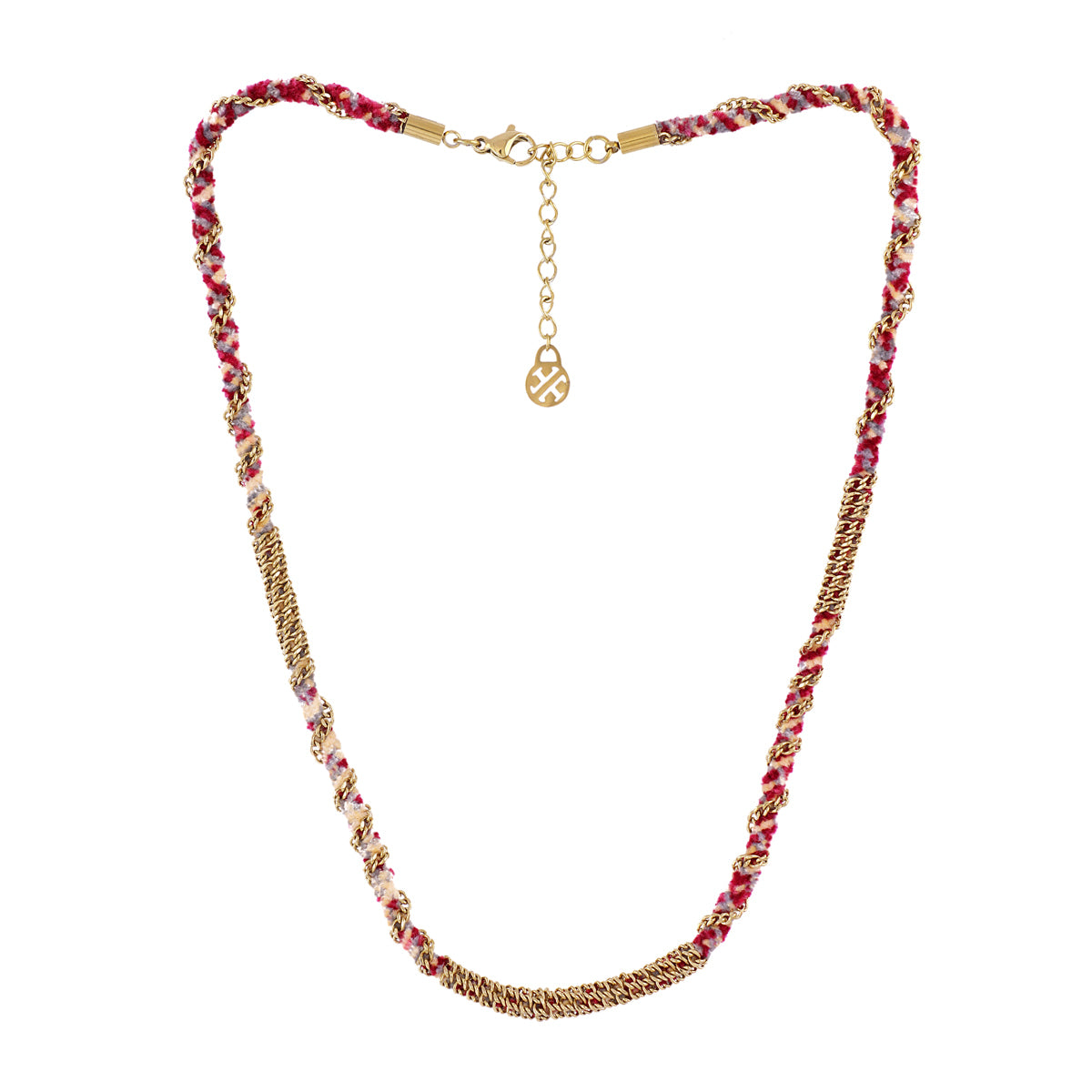 Collar Spirit Bogolan Rosa Anartxy