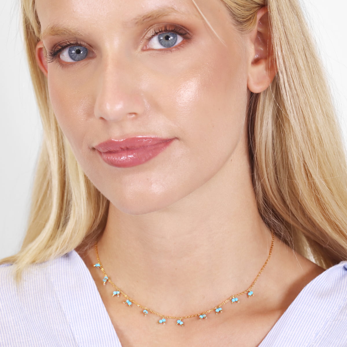 Collar Spirit Dazzle Turquesa Anartxy