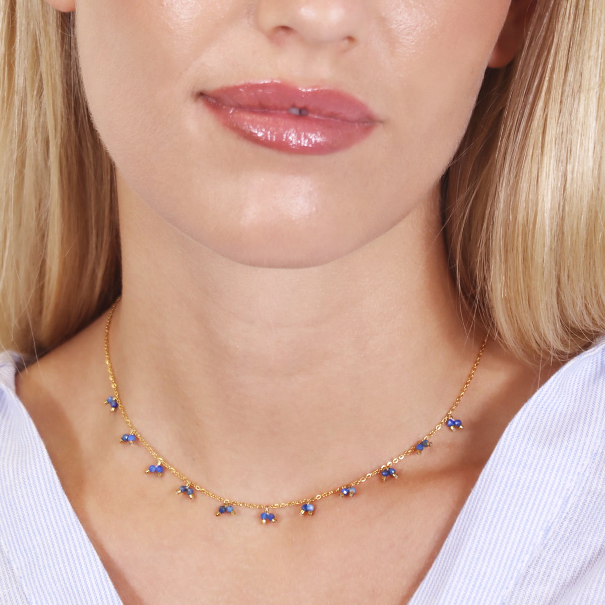 Collar Spirit Dazzle Azul Anartxy