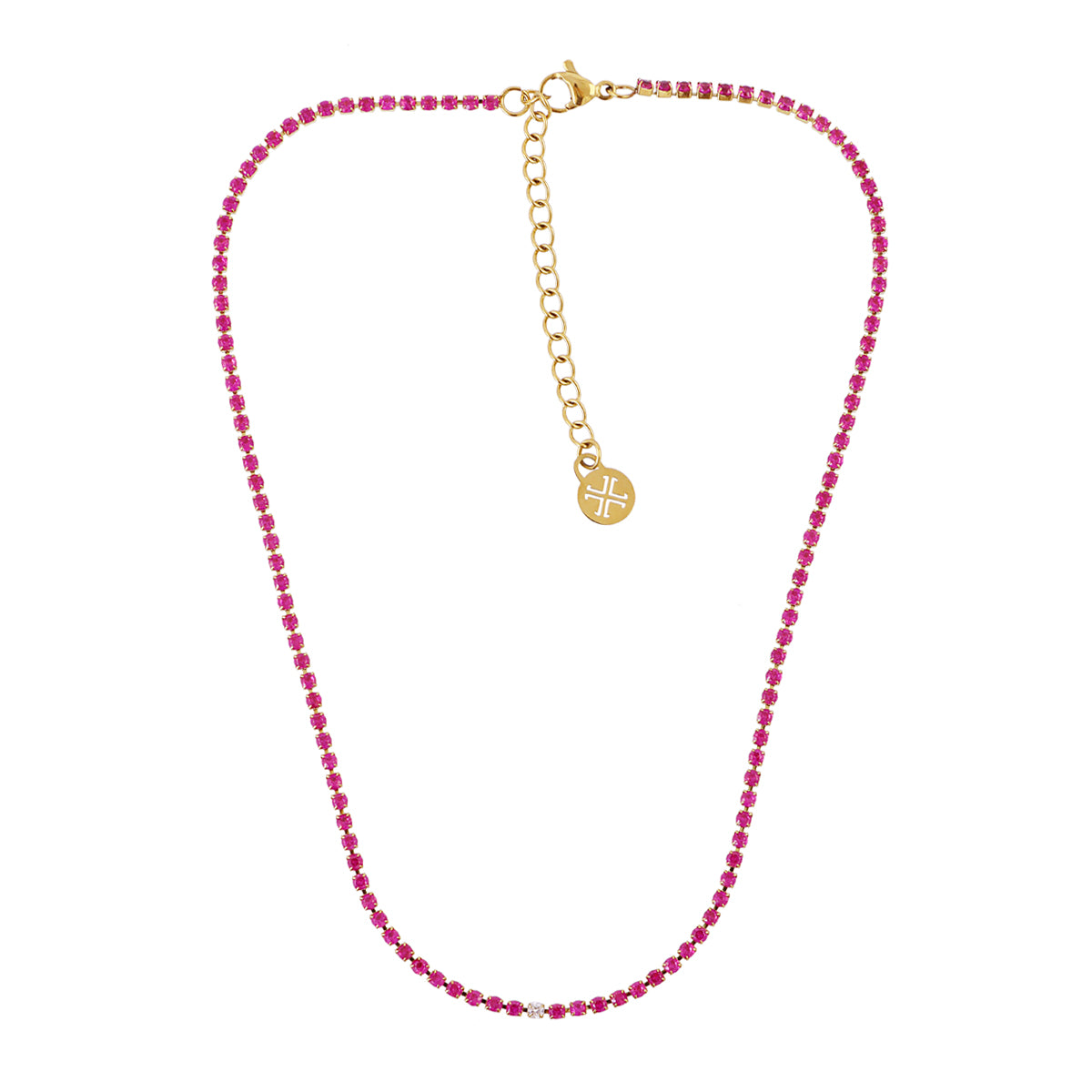 Collar Sparkle Radiance Rosa Anartxy