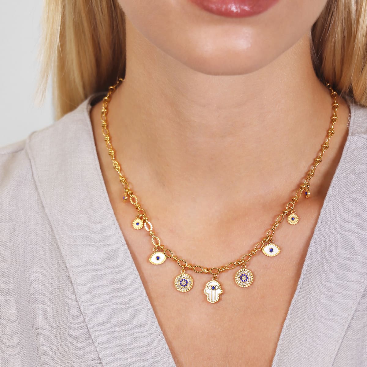 Collar Mystic Radiosa Blanco Anartxy