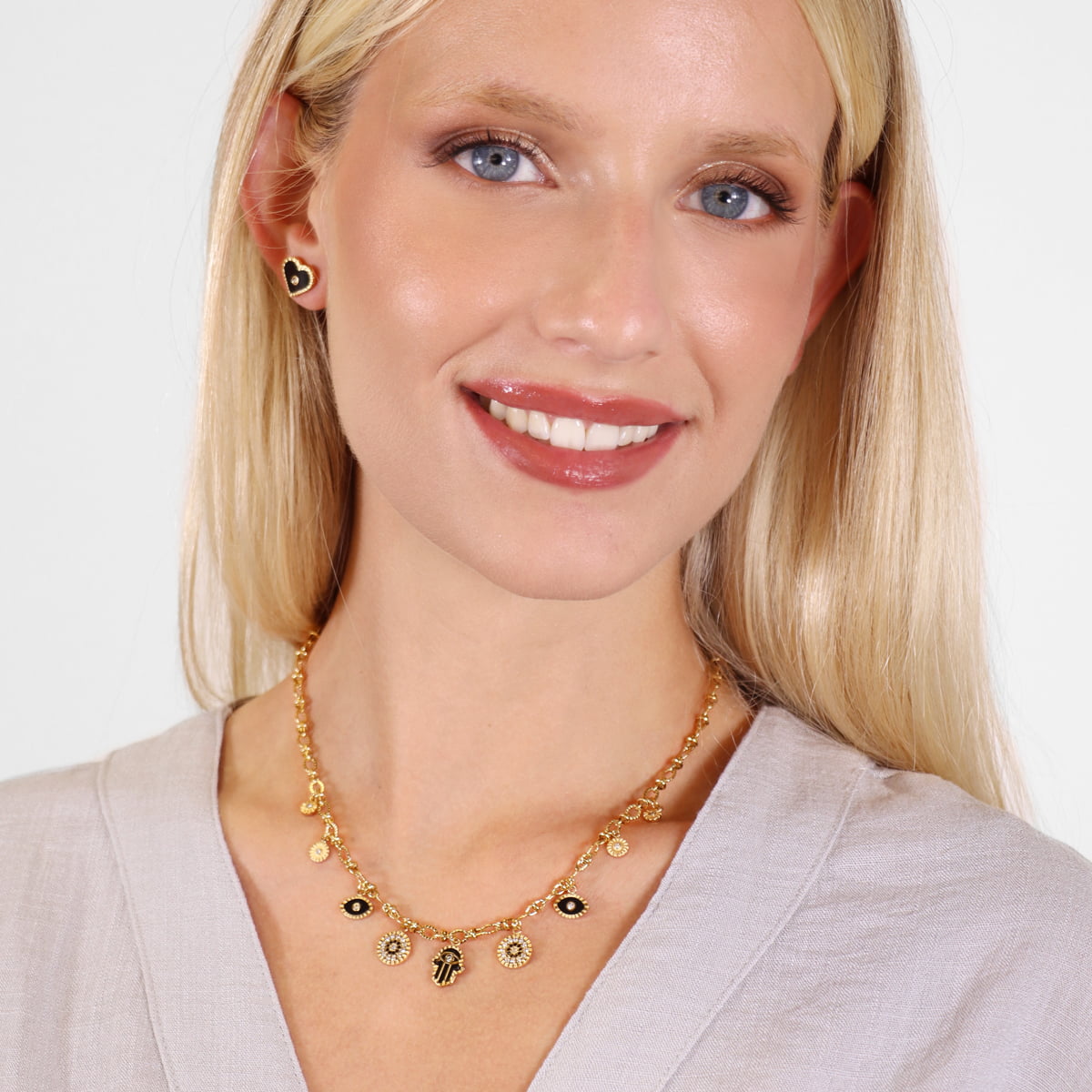 Collar Mystic Radiosa Negro Anartxy