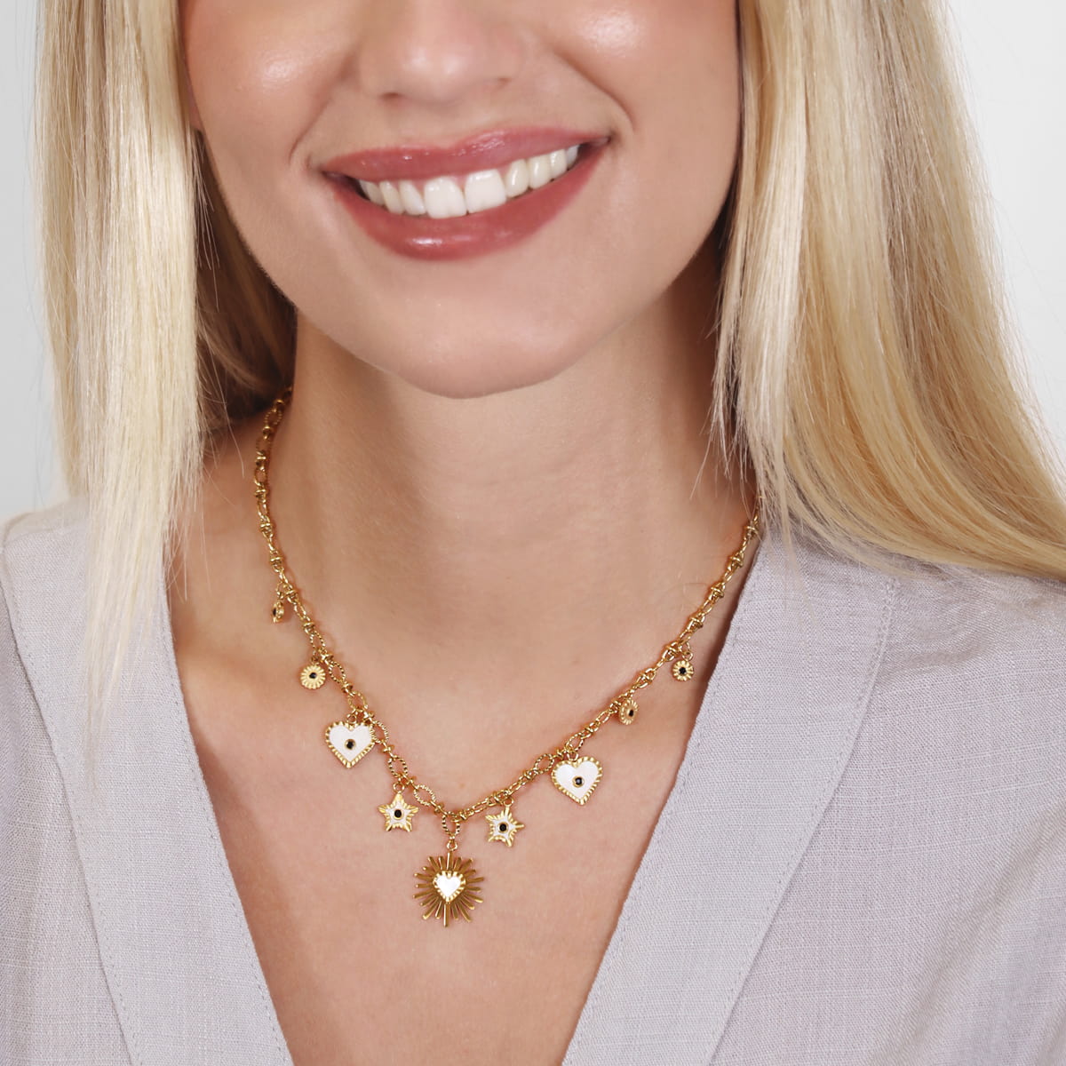 Collar Mystic Twilight Blanco Anartxy