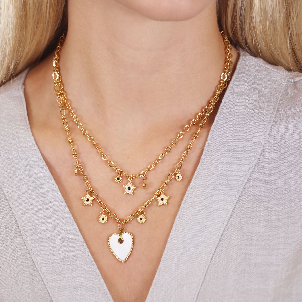 Collar Mystic Vitae Blanco Anartxy