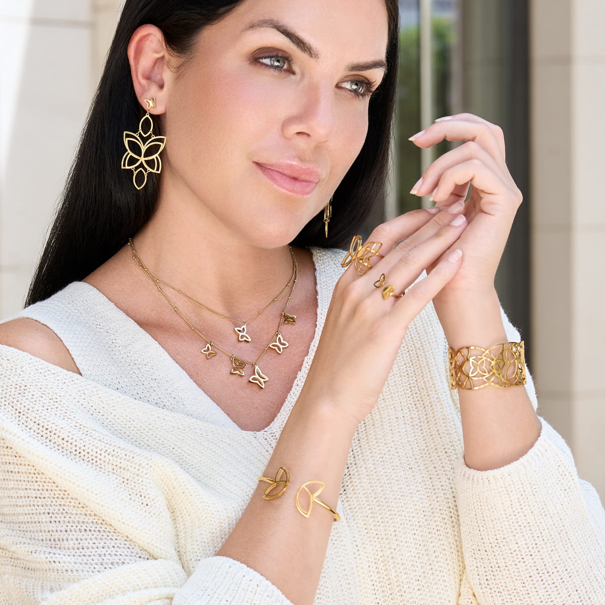 Collar Kaleia Lira Dorado Anartxy