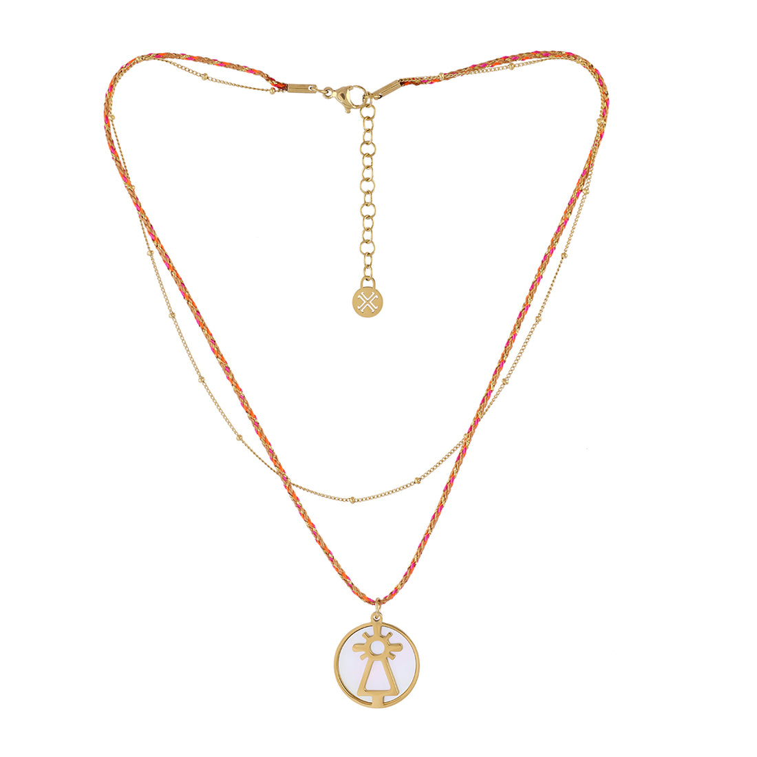 Collar Faith Holy Naranja Anartxy