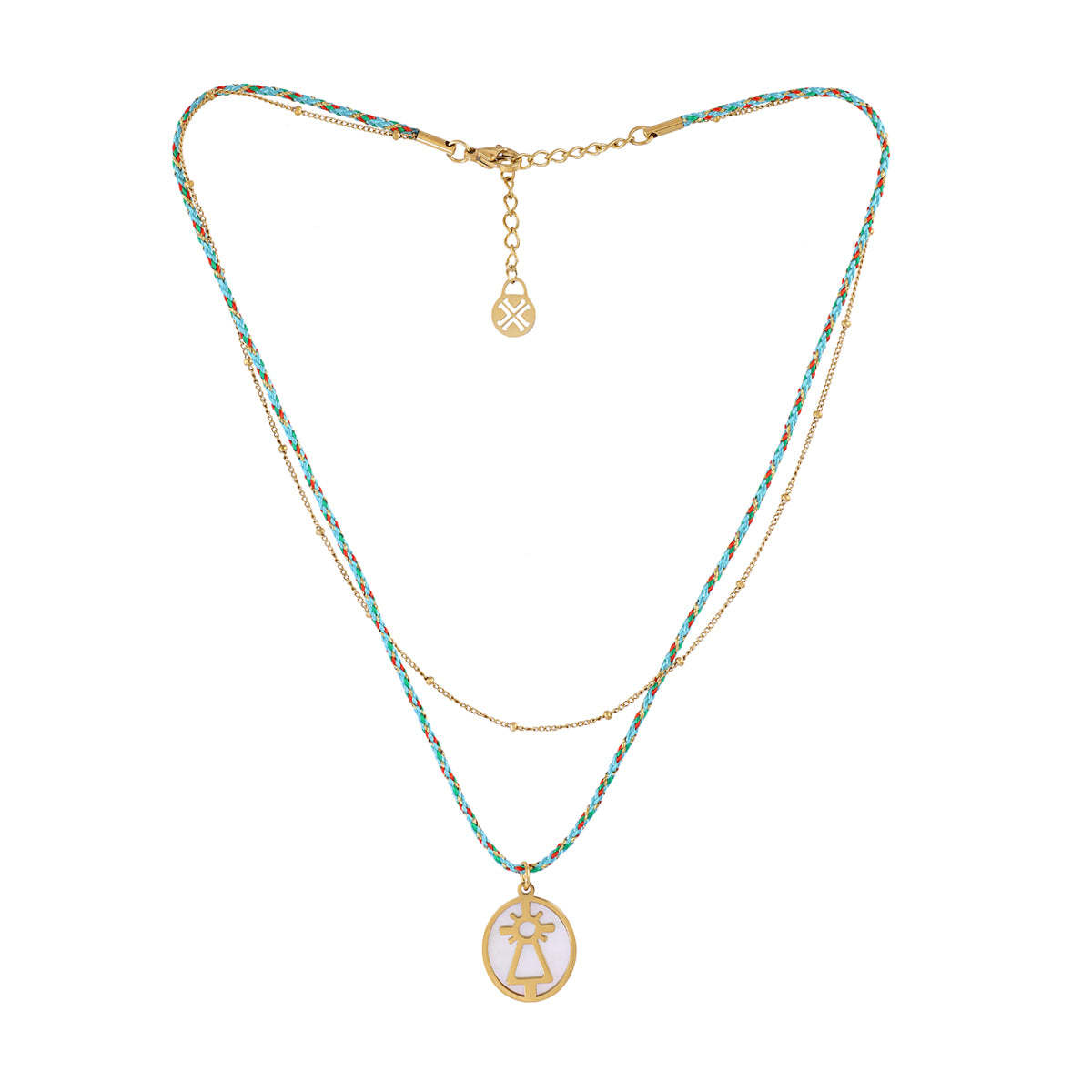 Collar Faith Oranta Turquesa Anartxy