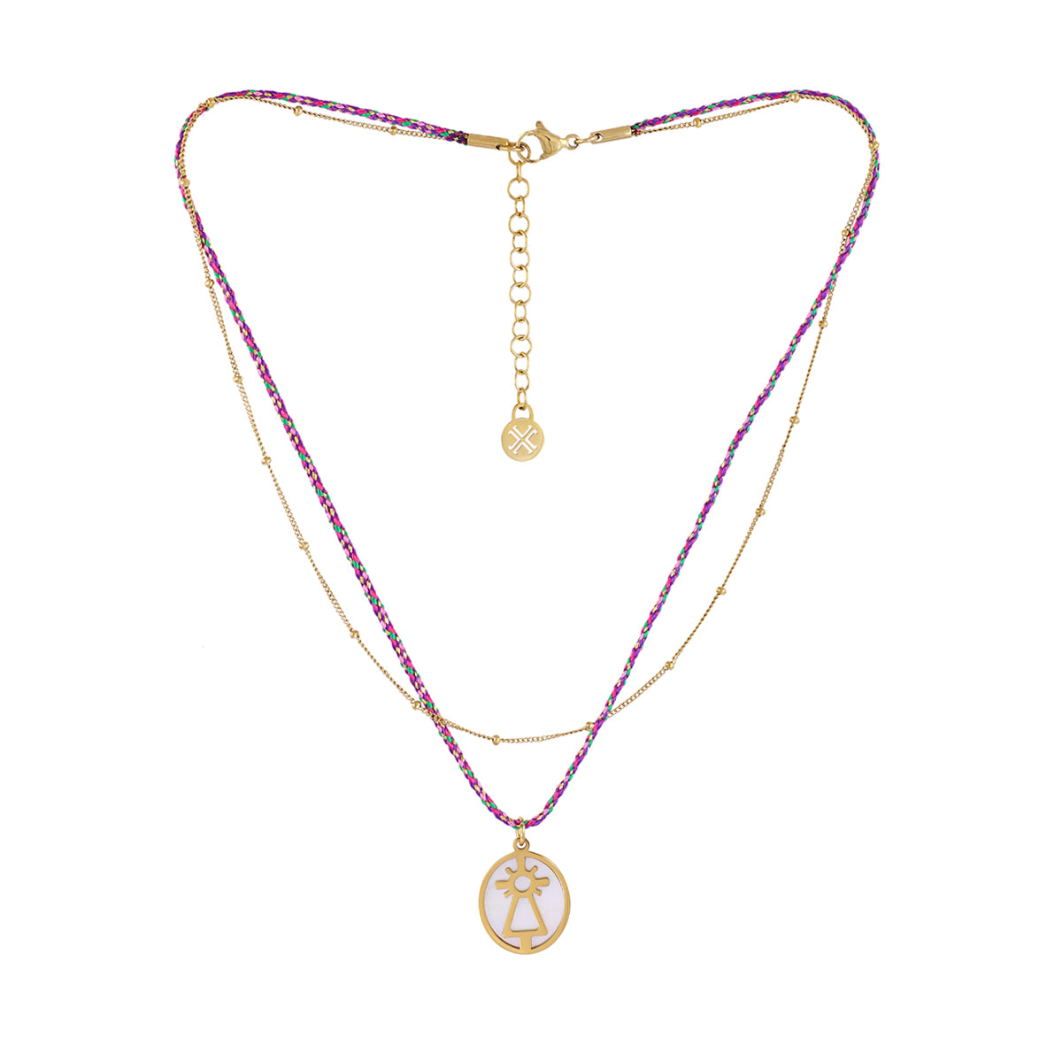Collar Faith Oranta Morado Anartxy