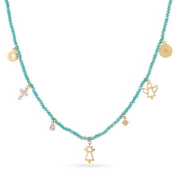Collar Faith Vita Turquesa Anartxy