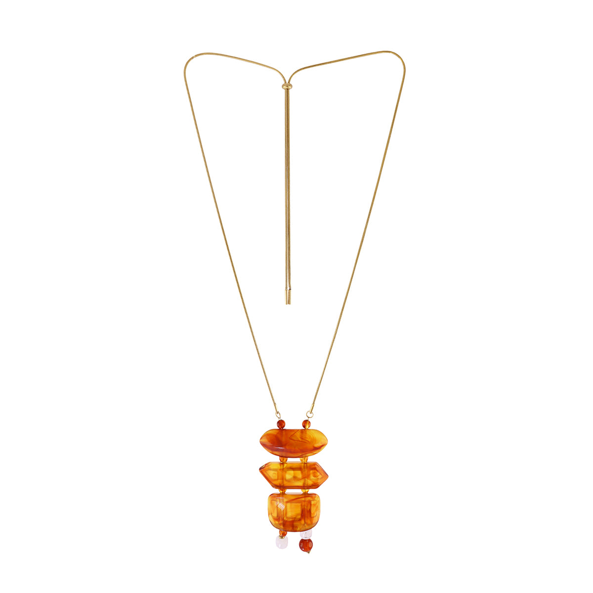 Collar Marbles Muse Naranja Anartxy