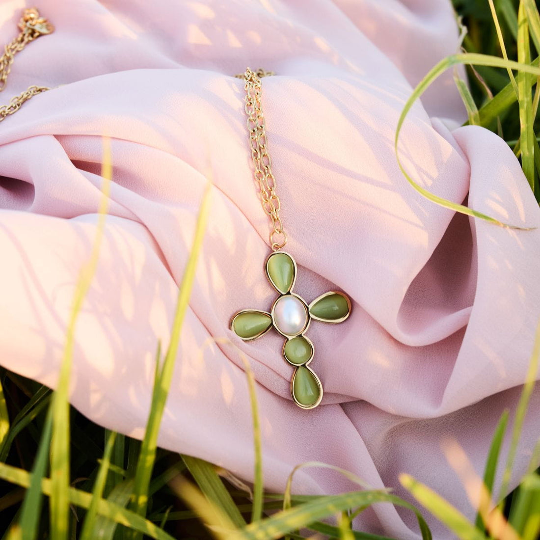 Collar Mirage Shimmer Verde Anartxy