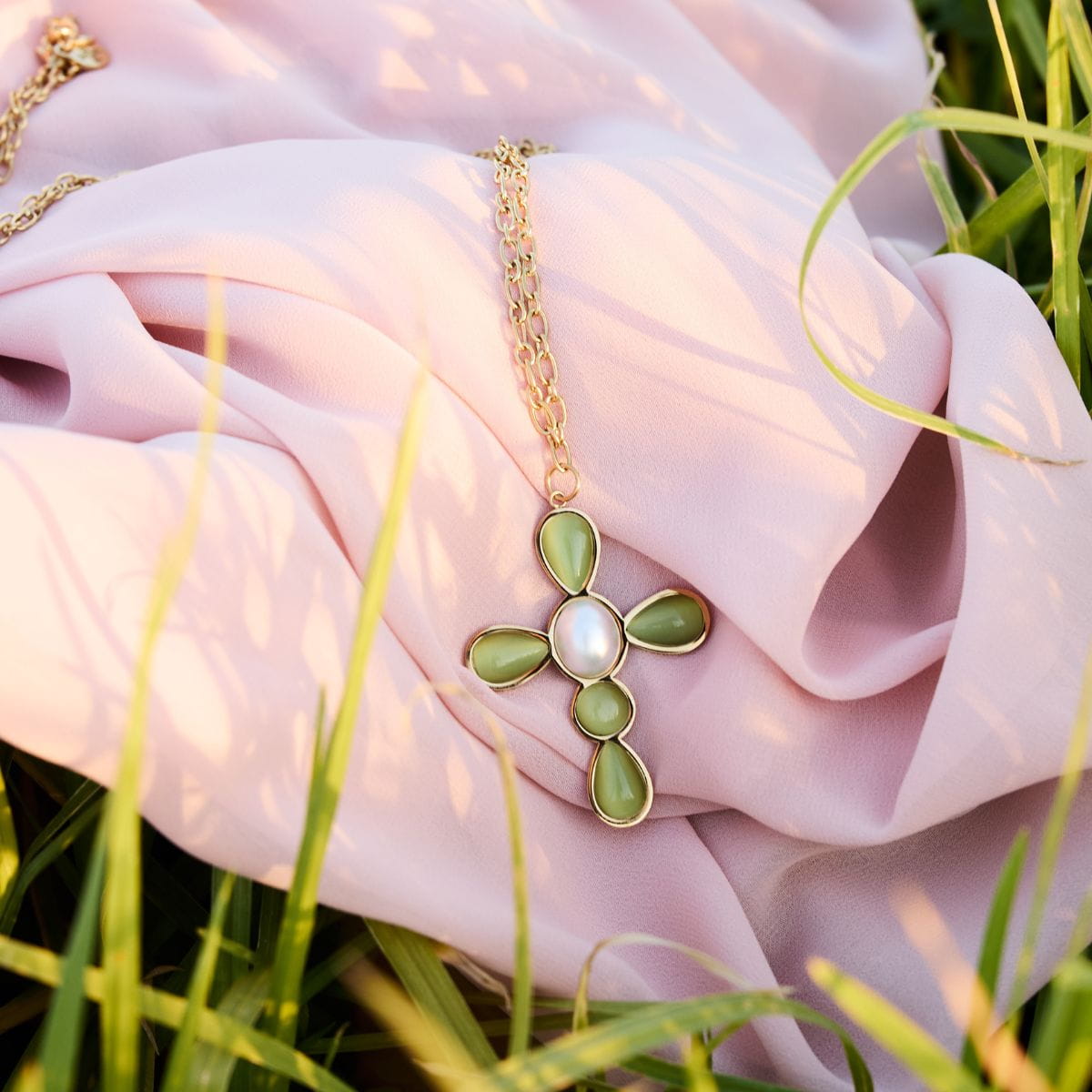 Collar Mirage Shimmer Verde Anartxy