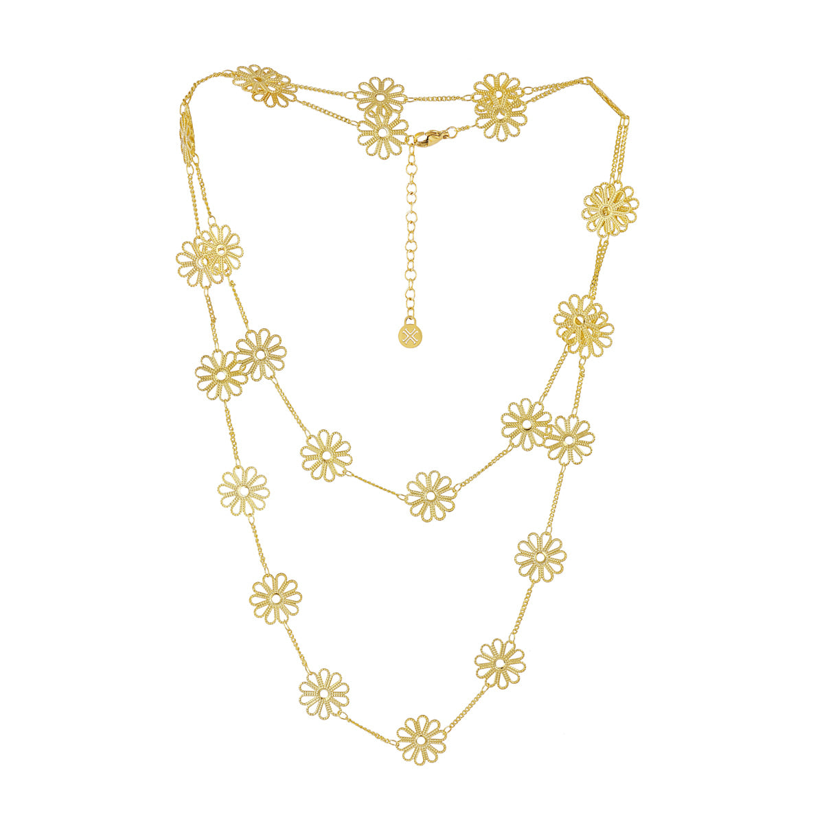 Collar Flair Sepal largo Dorado Anartxy