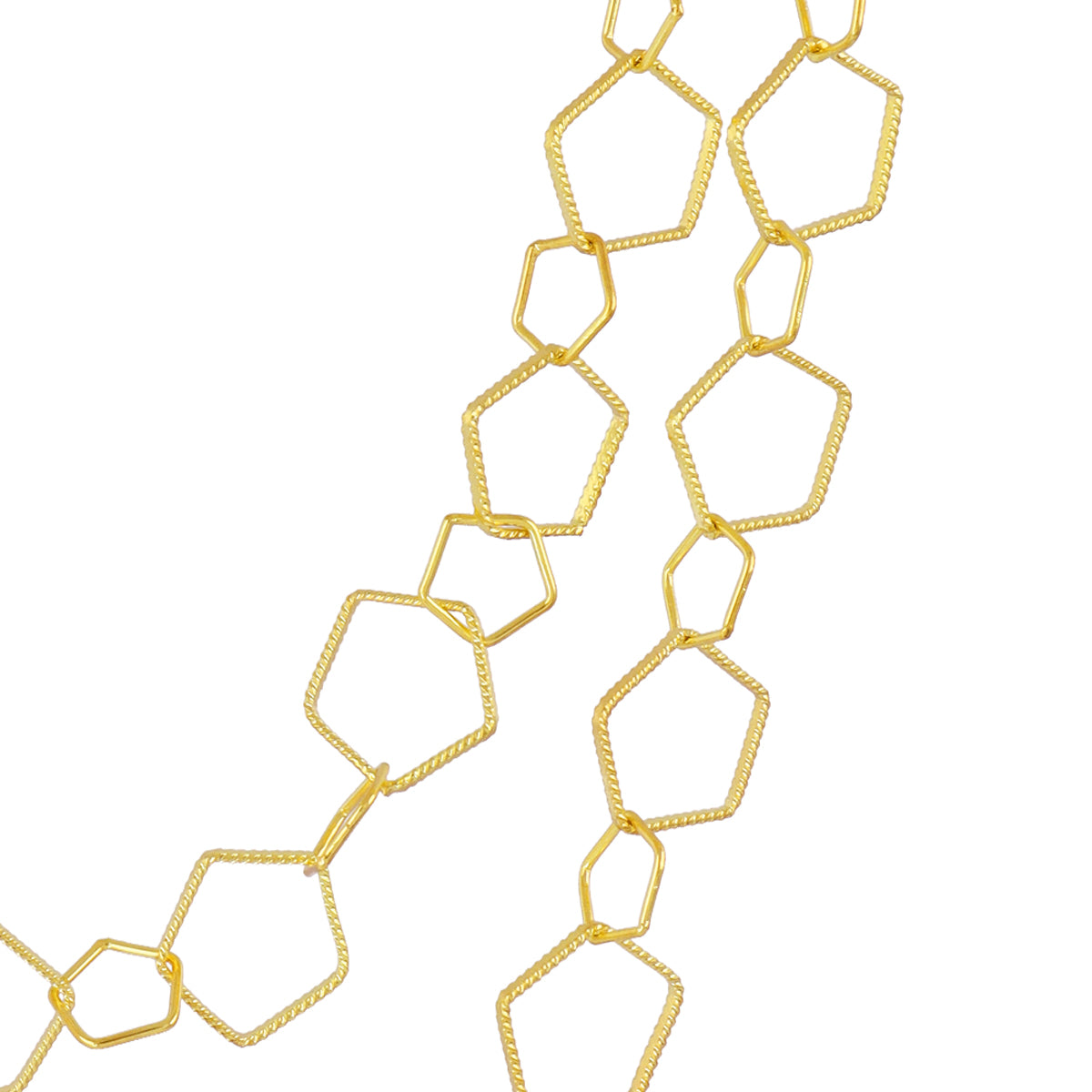 Collar Flair Sides largo Dorado Anartxy