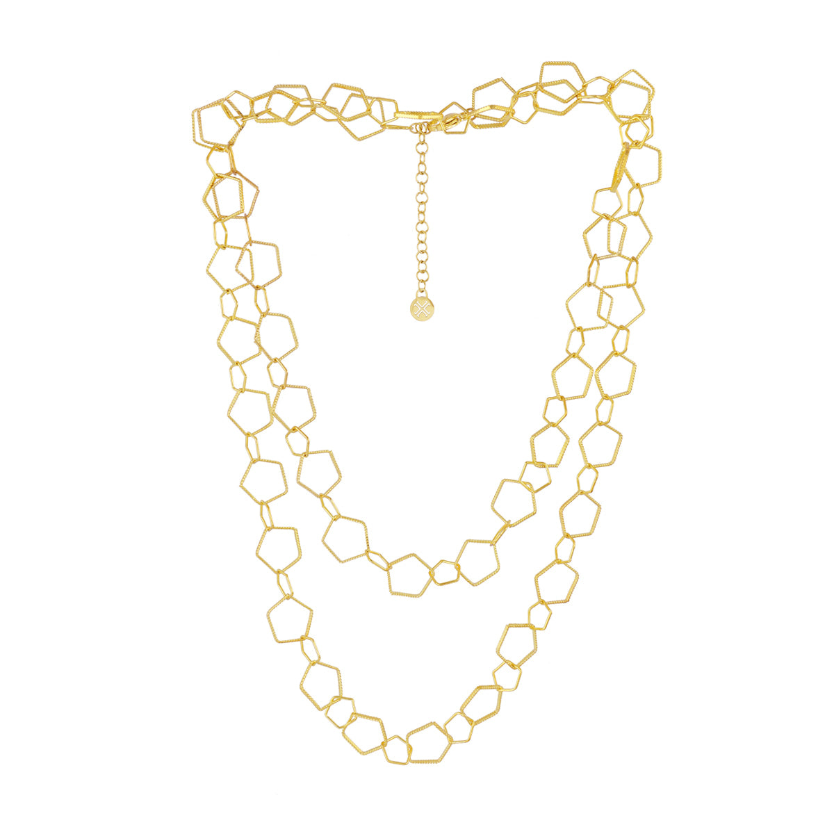 Collar Flair Sides largo Dorado Anartxy