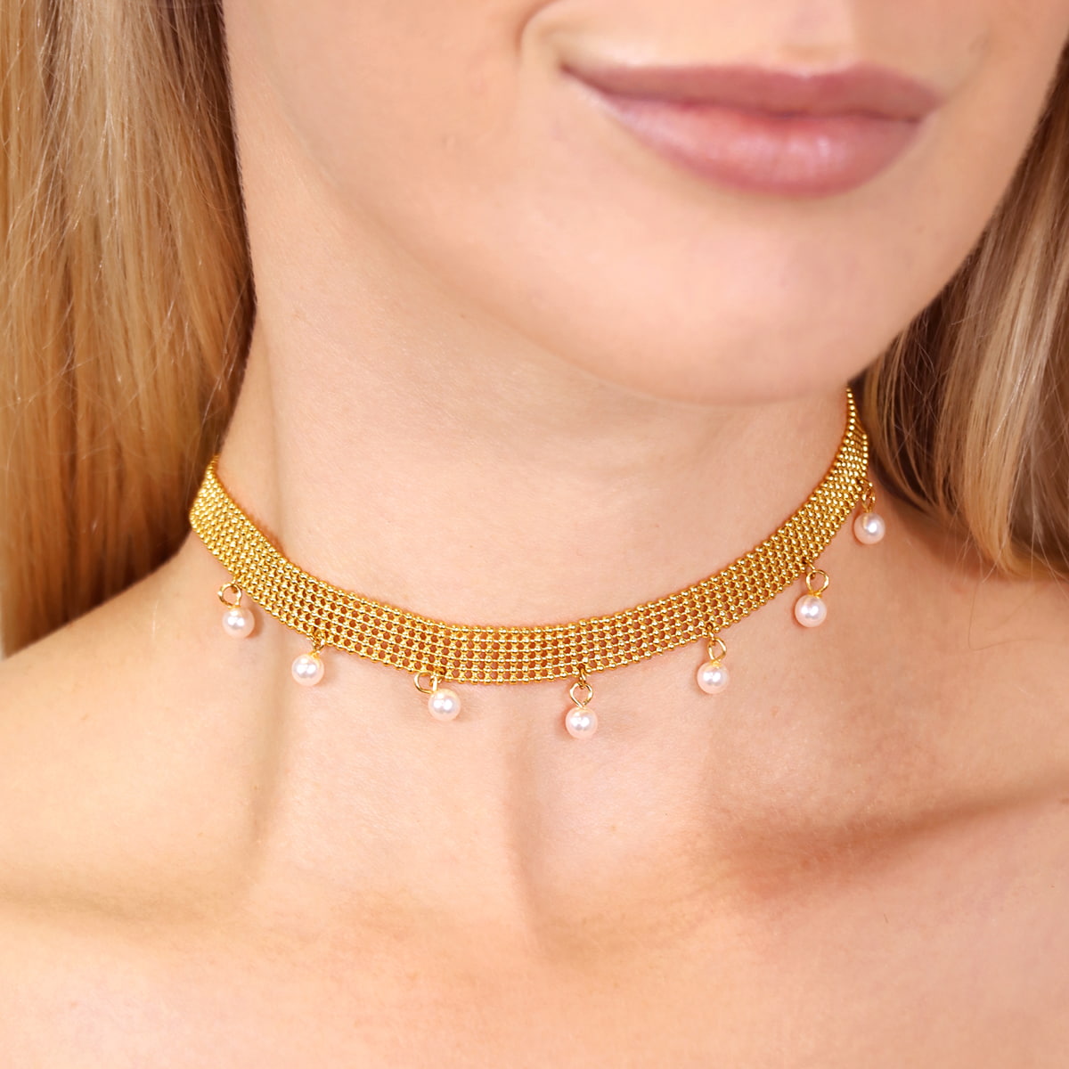 Collar Flair Shelf Dorado Anartxy