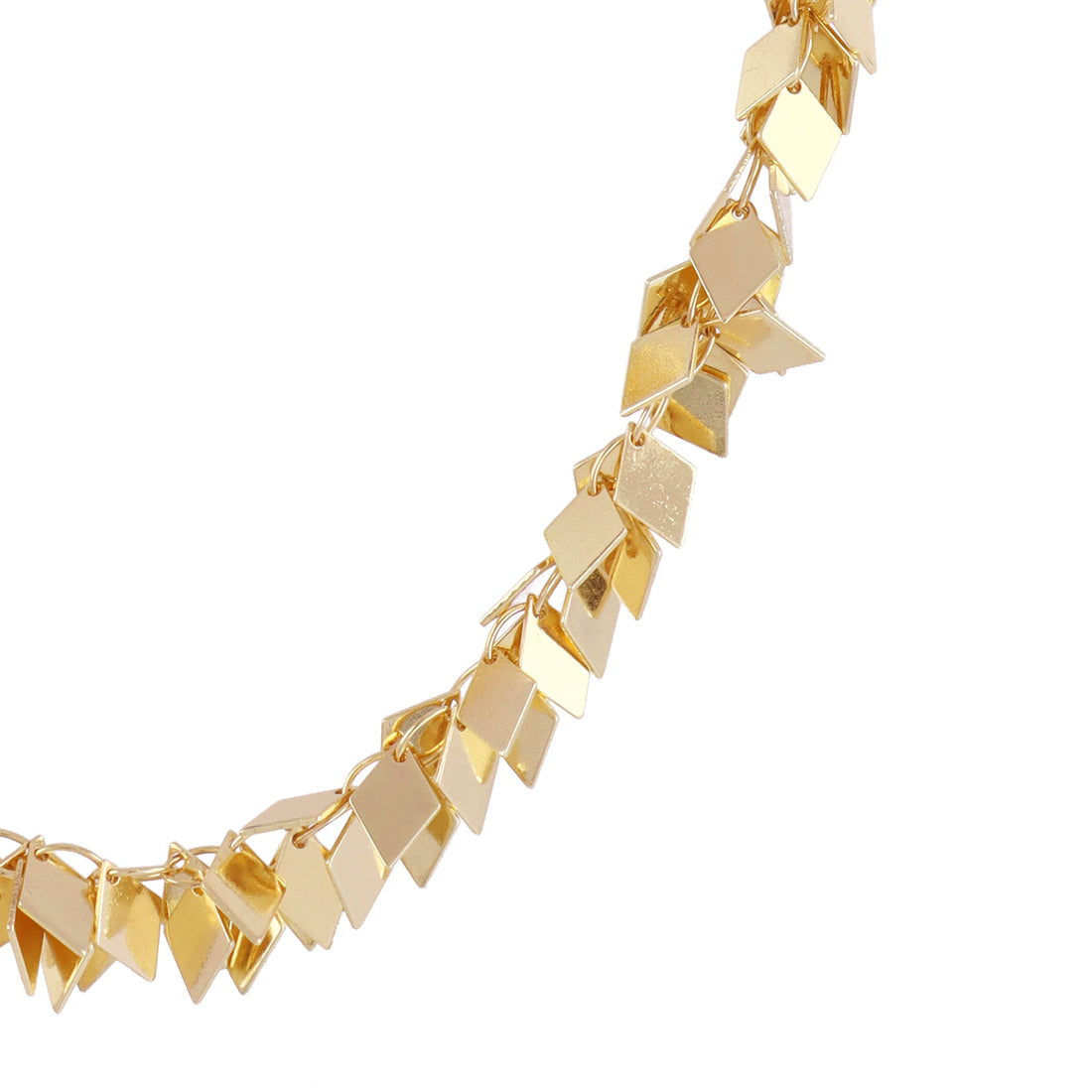 Collar Flair Squares Dorado Anartxy