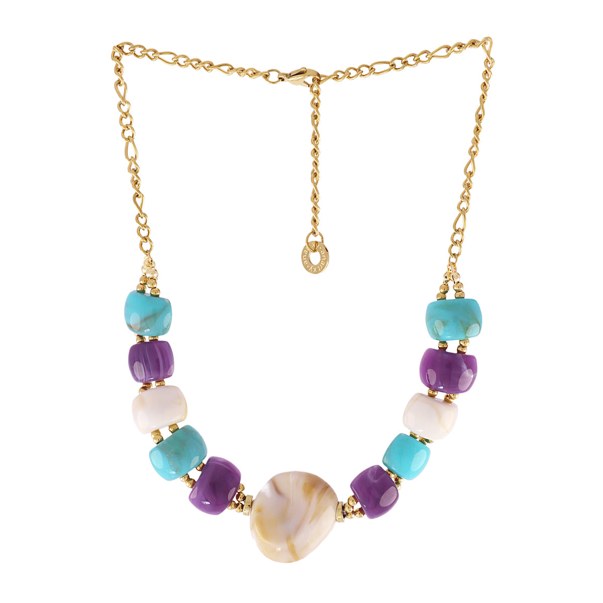Collar Marbles Murmur Morado Anartxy