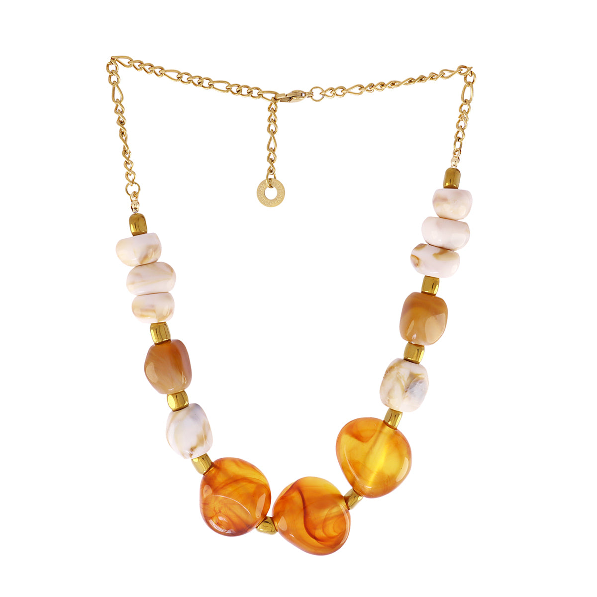 Collar Marbles Opali Amarillo Anartxy