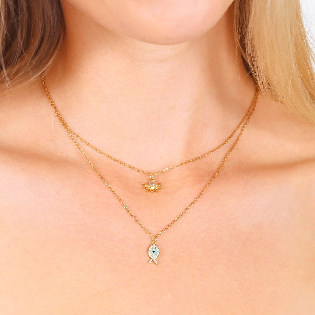 Collar Shine Lumi Dorado Anartxy