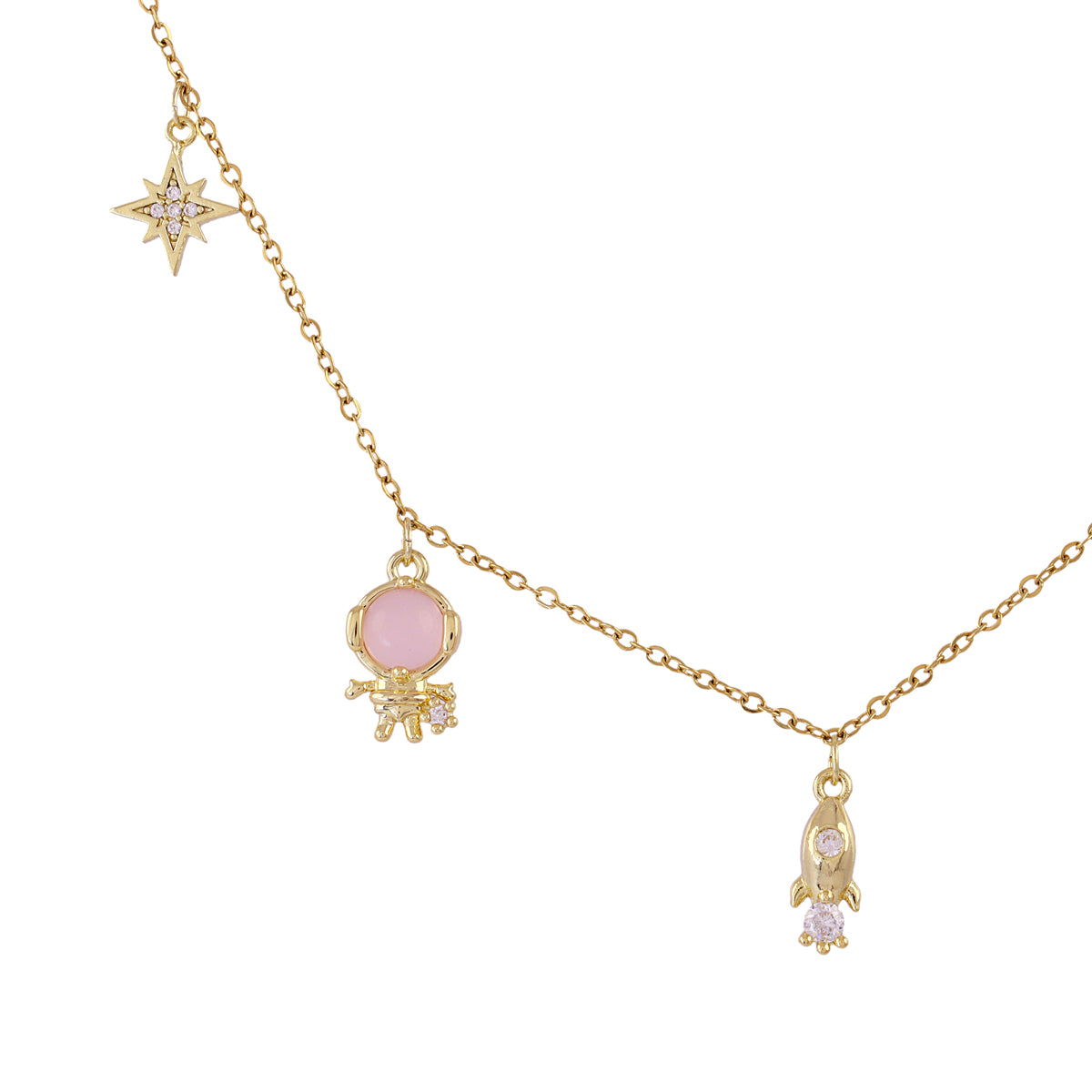 Collar Shine Fine Dorado Anartxy