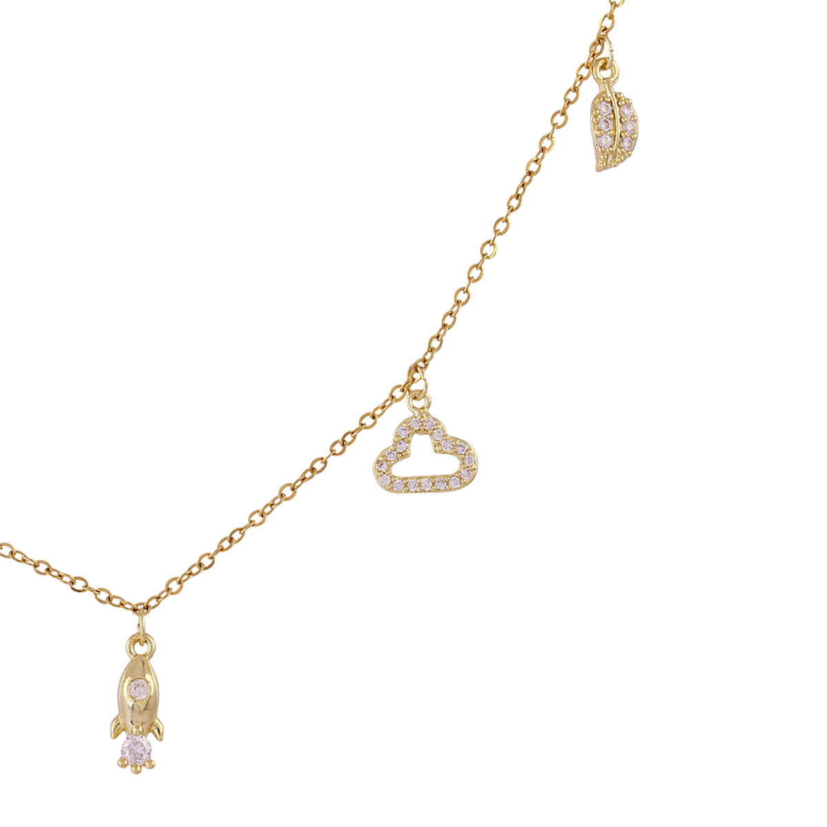 Collar Shine Fine Dorado Anartxy