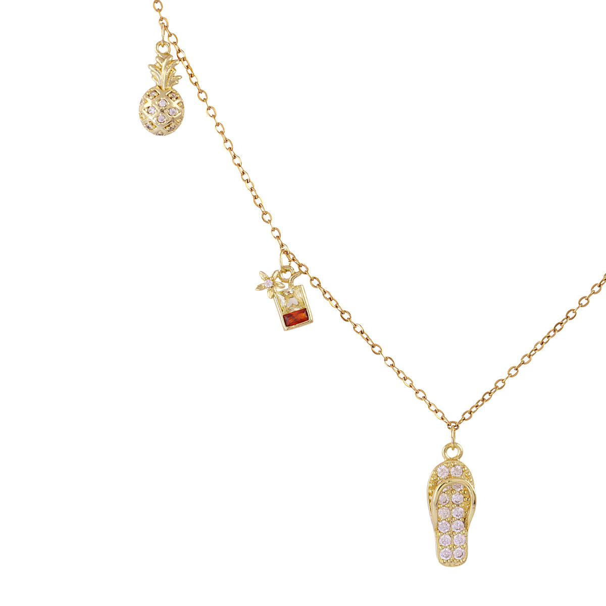 Collar Shine Summery Dorado Anartxy