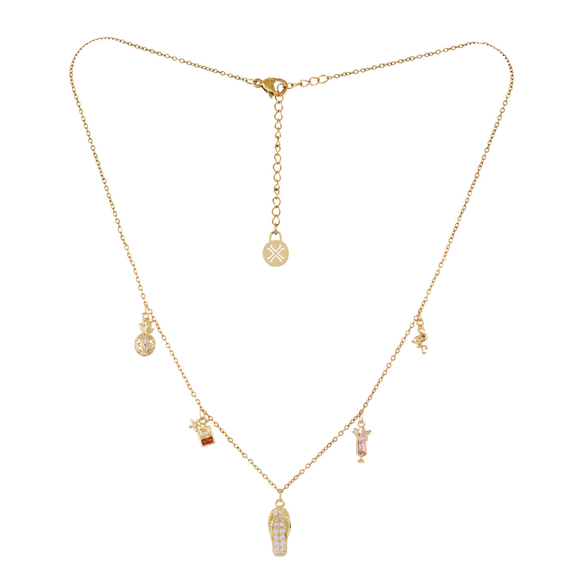 Collar Shine Summery Dorado Anartxy