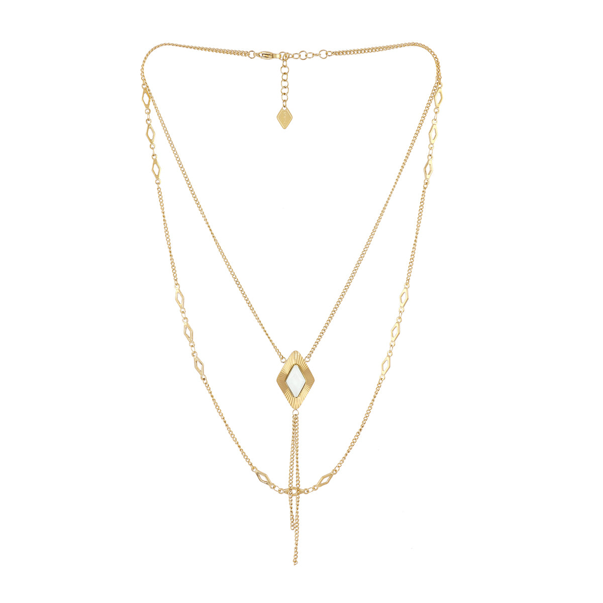 Collar Prisma Angled Blanco Anartxy