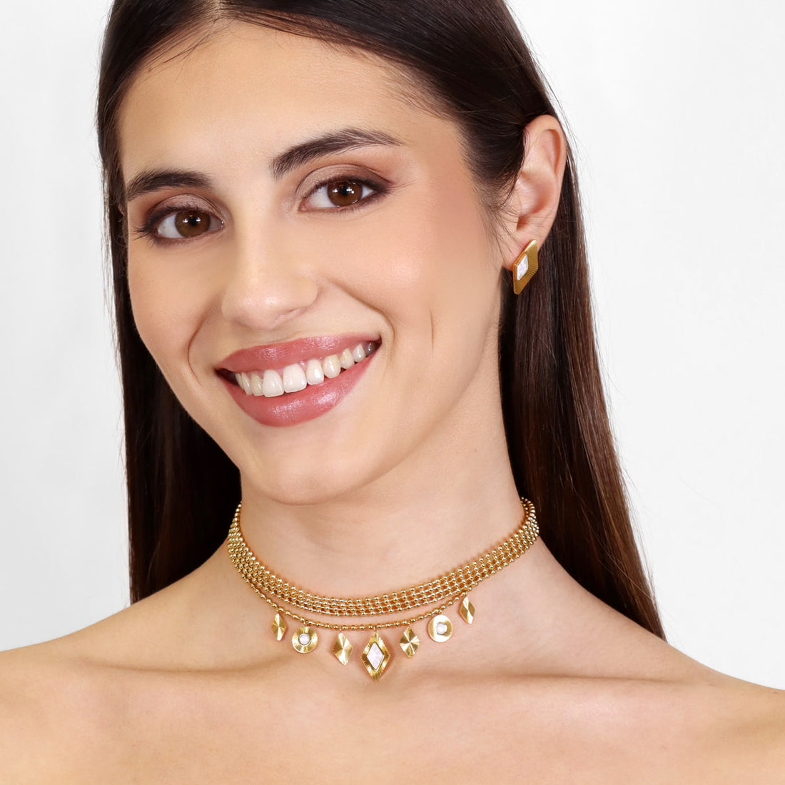 Collar Prisma Orlix Blanco Anartxy