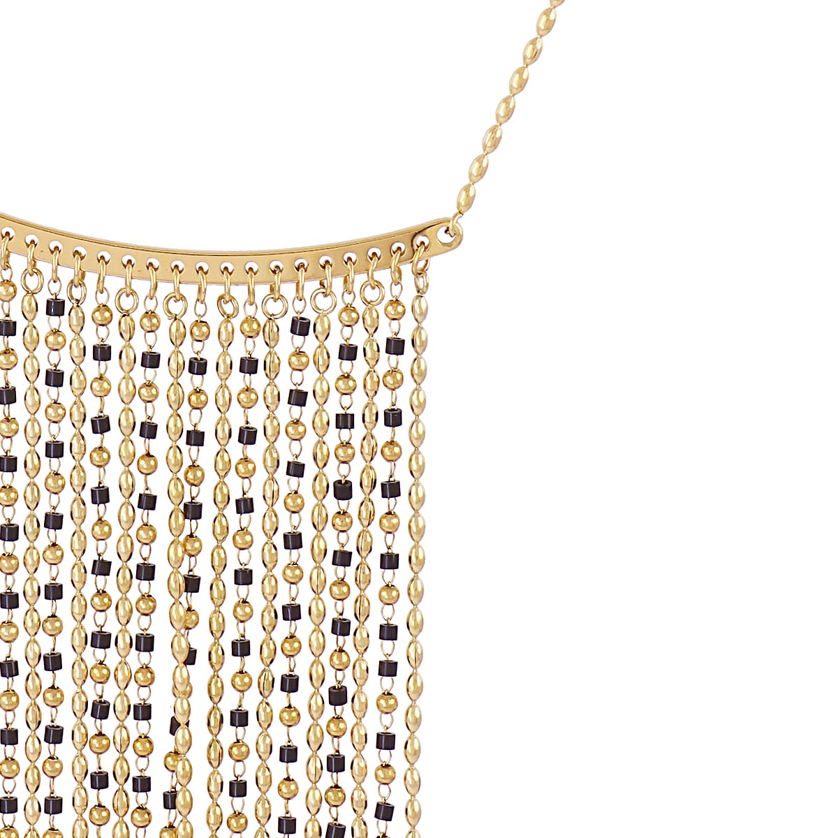 Collar Rainfall Sapphire Negro Anartxy