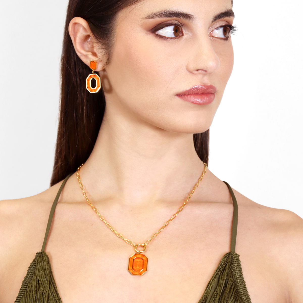 Collar Gleam Kaelis Naranja Anartxy