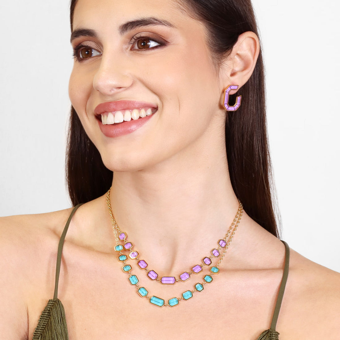 Collar Gleam Klyra Morado Anartxy